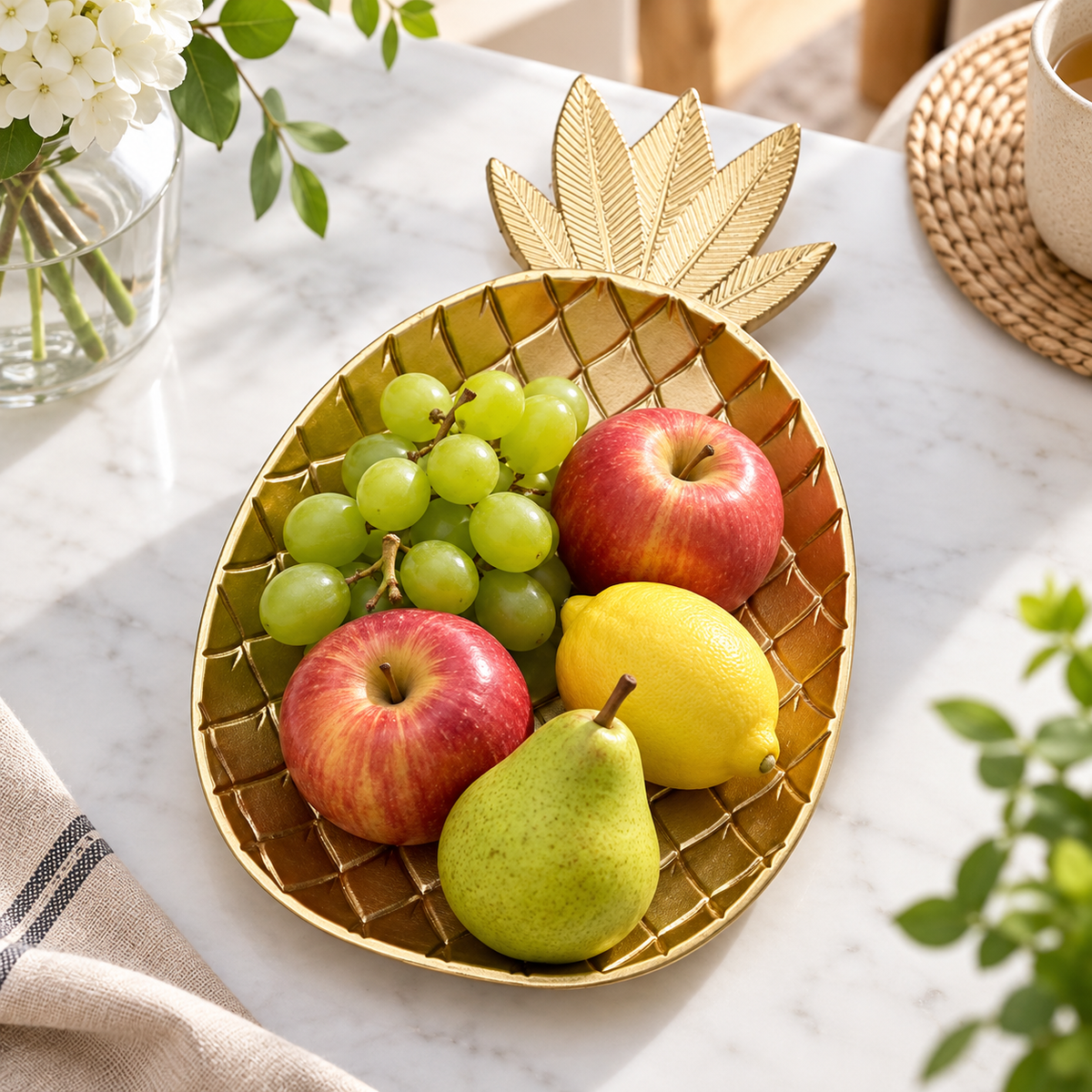 Golden Radish Leaf Tray