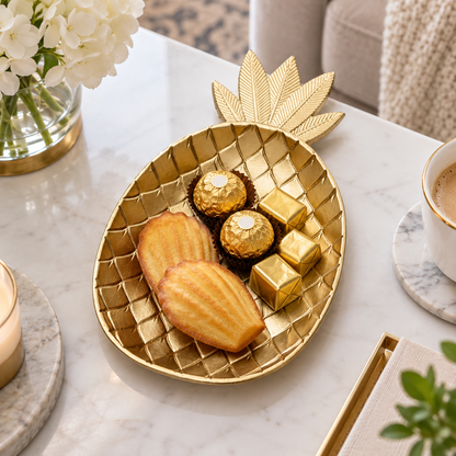 Golden Radish Leaf Tray